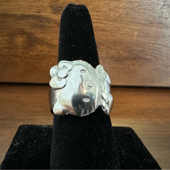 Hand Crafted Jewelry - Hello Kitty Spoon Ring